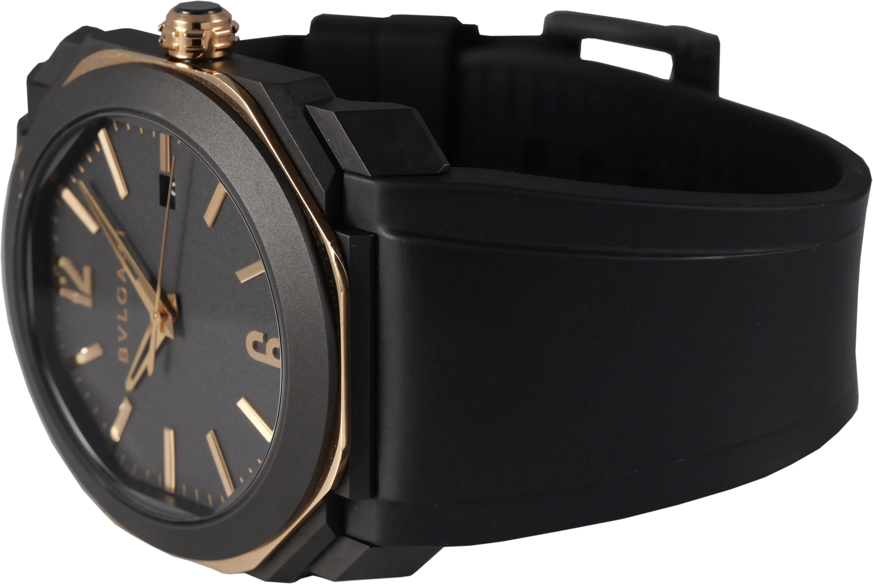 Bvlgari Octo L'Originale Black Rose Gold 103085